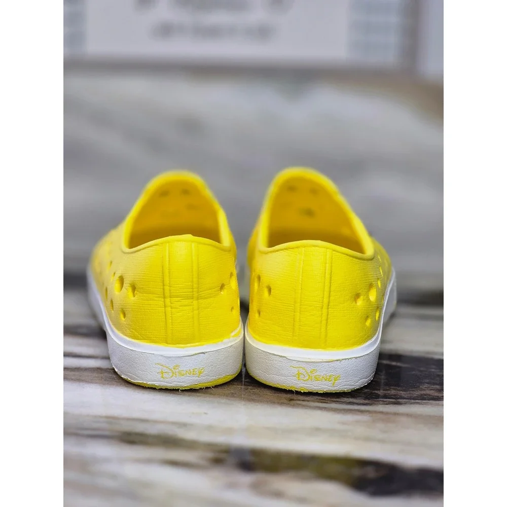 Disney Stitch Yellow EVA Foam Slip On Water Shoes Clogs Kids Size 11 Lilo Stitch